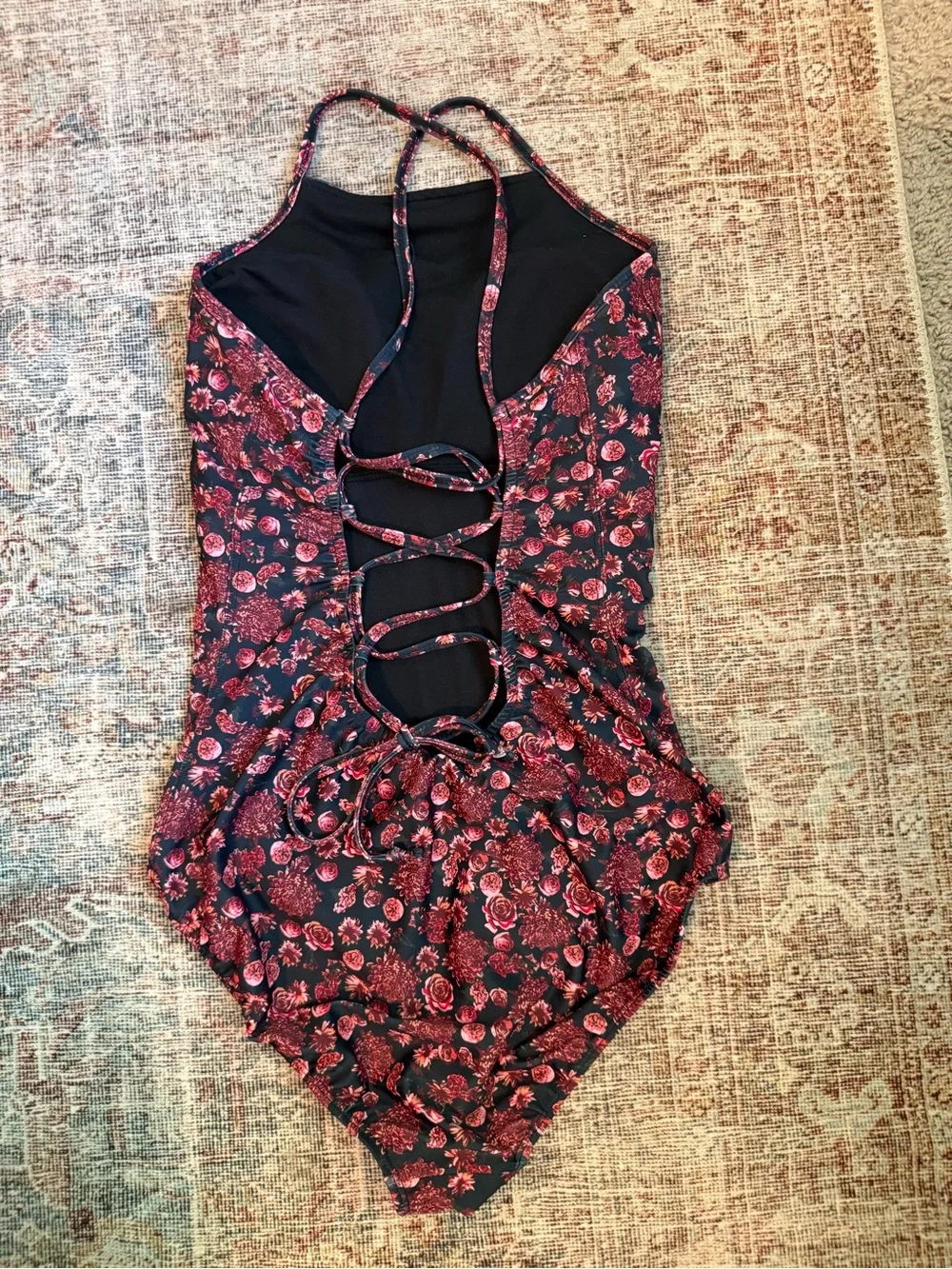 Albion Floral High Neck One Piece Swimsuit